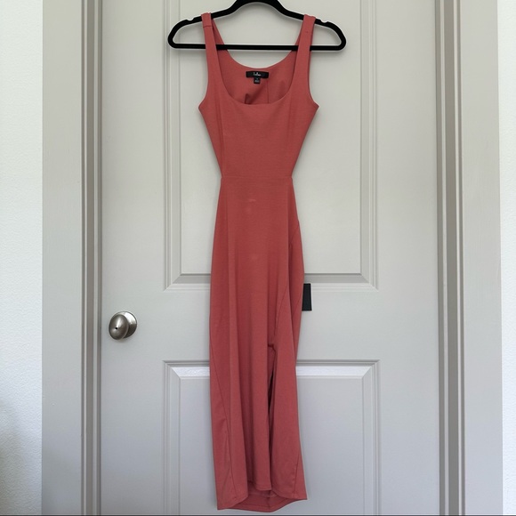 NWT How I Feel Mauve Cutout Bodycon Midi Dress - Picture 3 of 4